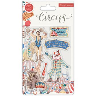Clear stamp Circus Greatest Show A6 p/st