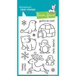 Clear stamp Critters at the Snow A6 p/st