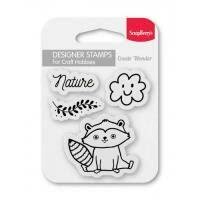 Clear stamp Designer Nature 7x7cm p/st