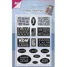 Clear stamp dikke knuffel p/st