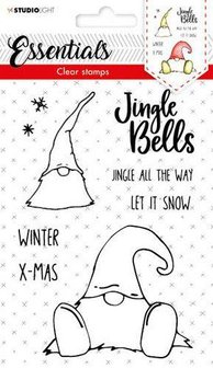 Clear stamp nr.416 Essentials A6 p/st jingle bells 