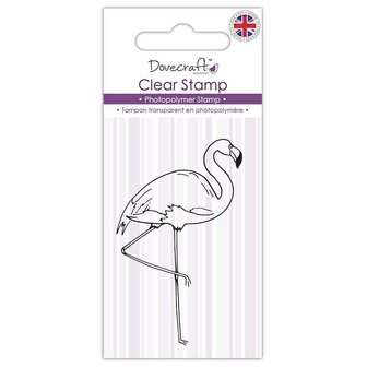 Clear stamp Flamingo p/st