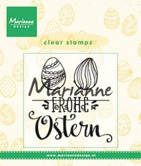 Clear stamp Frohe Ostern p/st