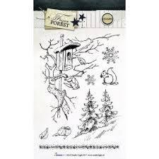 Clear stamp nr.148 Frozen Forest A6 p/st 