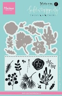 Clear stamp Giftwrapping Takjes &amp; Besjes p/st