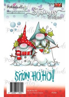 Clear stamp Gnome Snow Ho Ho p/st