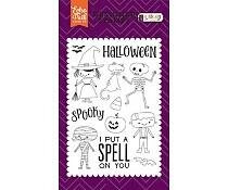 Clear stamp Halloween Costumes p/st