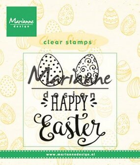 Clear stamp Happy Easter p/st