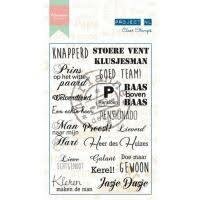 Clear stamp Heren p/st