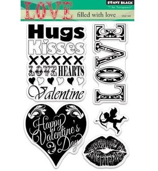 Clear stamp hugs All About Love A5