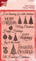Clear stamp kerst I am dreaming p/st