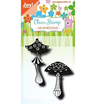 Clear stamp Paddestoelen1 p/st punt links