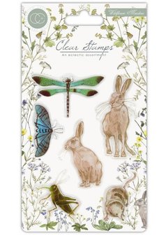 Clear stamp libelle Wildflower Meadow A6 p/st
