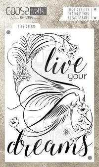 Clear stamp Live Dream A6 p/st