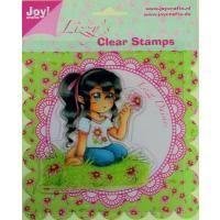 Clear stamp Lizzy Daisies p/st