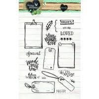 Clear stamp nr.126 Love&amp;Home A6 p/st 