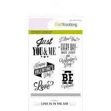 Clear stamp love just you &amp; me A6 p/st