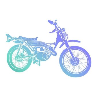 Clear stamp Motorcycle 7x7cm p/st Men&#039;s Collection