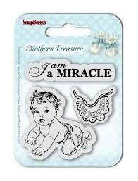 Clear stamp Mothers Treasure Miracle 7x7cm p/st