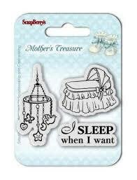 Clear stamp Mothers Treasure Sleep When I Want 7x7cm p/st 