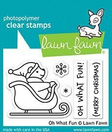 Clear stamp Oh What Fun slee p/st
