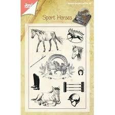Clear stamp Paarden p/st
