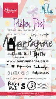 Clear stamp Pietenpost by Marleen p/st