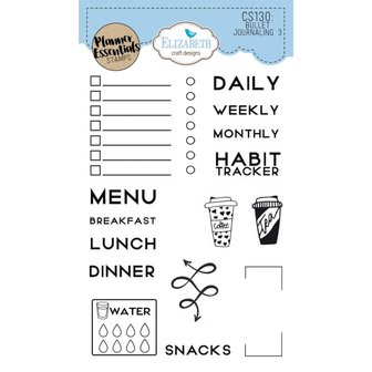 Clear stamp planner daily A6 p/st