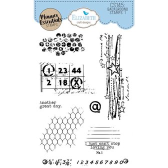 Clear stamp planner honingraat A6 p/st