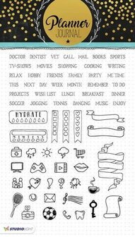 Clear stamp nr.04 Planner Journal A5 p/st