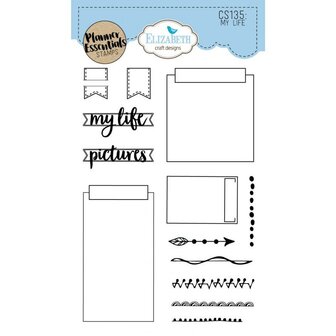 Clear stamp planner my life A6 p/st
