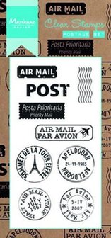 Clear stamp Post p/set