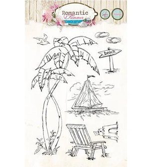 Clear stamp nr.144 Romantic Summer p/st