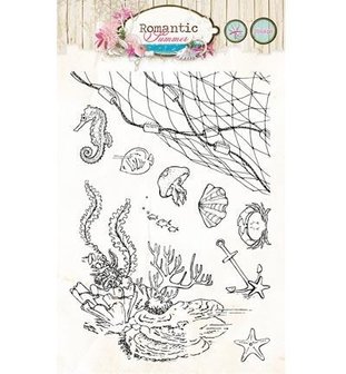 Clear stamp nr.146 Romantic Summer p/st