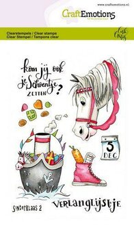 Clear stamp Sinterklaas2 A6 p/st