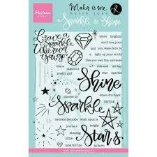 Clear stamp Spray sparkle and shine p/st
