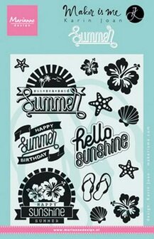 Clear stamp Summer p/st