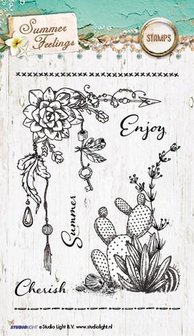 Clear stamp nr.190 Summer Feelings A6 p/st 