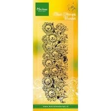 Clear stamp sunflowers p/st
