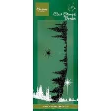 Clear stamp Tiny`s border Pinetrees p/st