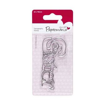 Clear stamp Typography Sister 60x90mm p/st