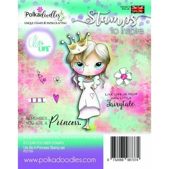 Clear stamp Ula Be a Princess p/st