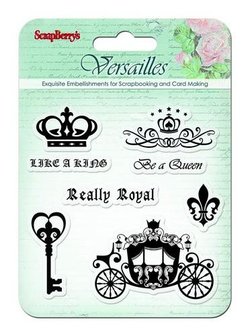 Clear stamp 10x11cm p/st royal versailles princes