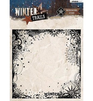 Clear stamp nr.305 Winter trails sterren p/st