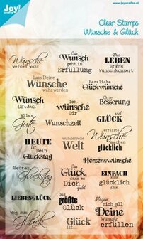 Clear stamp wunsche werden wahr p/st