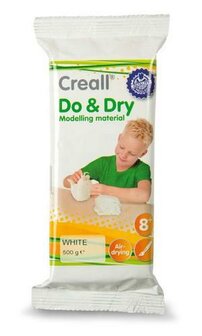 Creall Boetseermateriaal Do&amp;Dry p/500gram wit