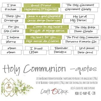 Quotes Holy Communion p/16st