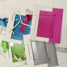 Draagtas zilver 24x12x26cm p/12st venster papier met koord