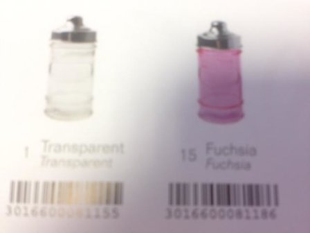 Drugstore flesjes roze 4.8x11cm p/st