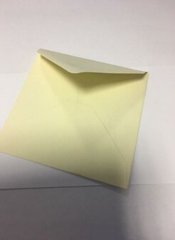 Envelop creme 10x10cm p/10st